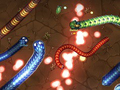 ヘビ成長マルチプレイアクション Little Big Snake フラシュ 無料ゲーム