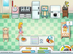 赤ちゃんお世話ゲーム Nicole S Mommy Challenge フラシュ 無料ゲーム