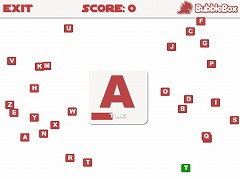 文字を探してクリックゲーム Alphabet Hunter フラシュ 無料ゲーム