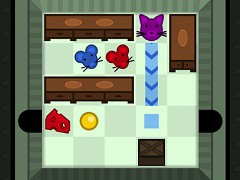 ネズミ誘導パズルゲーム Miriam S Mice フラシュ 無料ゲーム