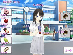 女子高生クリッカーゲーム 甘いものをあげるだけ フラシュ 無料ゲーム