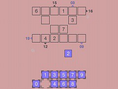 数字のタイル配置パズルゲーム Puzlogic フラシュ 無料ゲーム