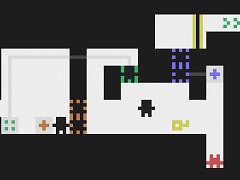 キャラクター複製装置パズルゲーム Duplicators フラシュ 無料ゲーム