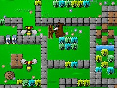 クマのアクションパズルゲーム Teddy In The Bush フラシュ 無料ゲーム