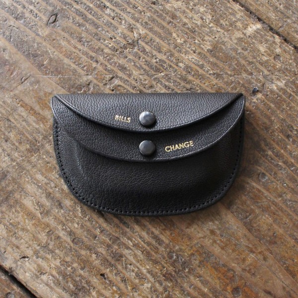 Namu Shop - Kaptain Sunshine Round Wallet Small - Black