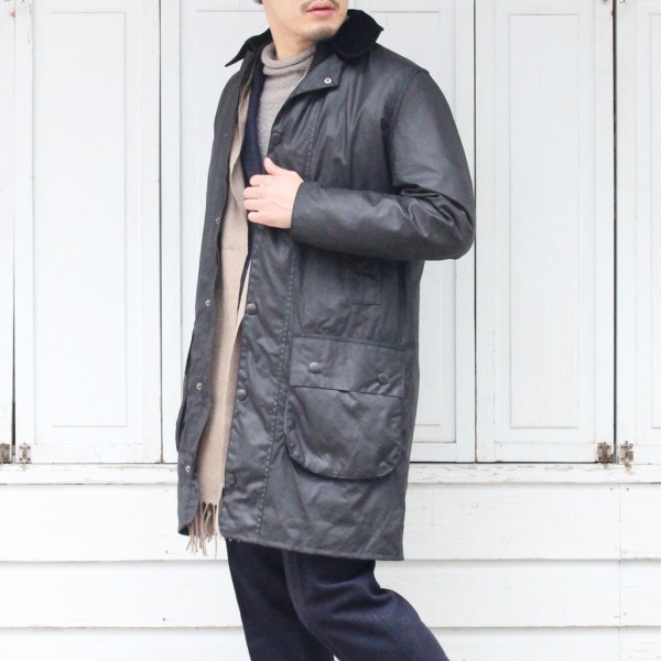 廃番特価Barbour Border SL 34 BLACK バブアーボーダー　ブラック ジャケット・アウター