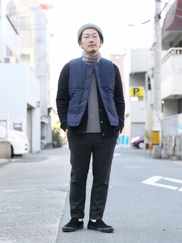 A Vontade Reversible Pack Vest Lサイズ 黒茶系 - メルカリ