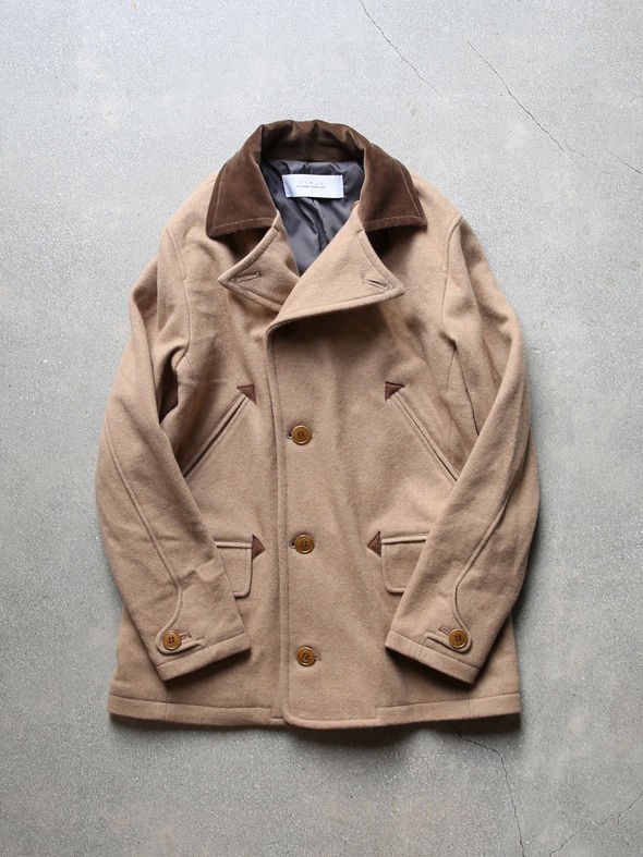 curly カーリー single officer peacoat Pコート fkip.unmul.ac.id