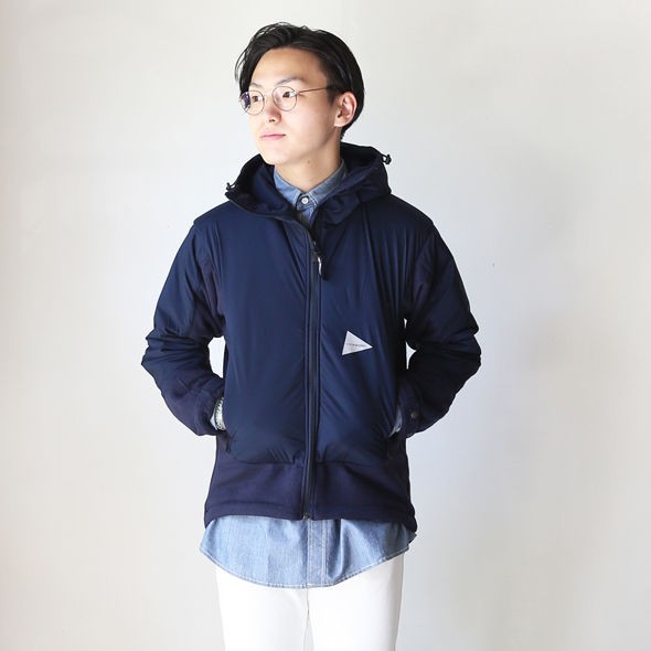 and wander 17AW Twill Fleece Jacket | housecleaningmadison.com