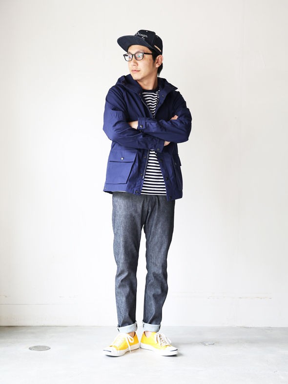 nanamika ナナミカ 65/35 クルーザージャケット スレートブルー 【公式