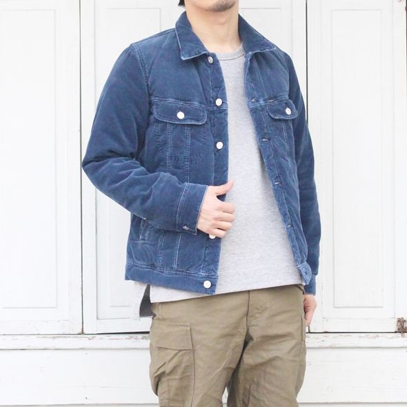 ジャケット・アウター NYUZELESS CORDUROY RIDER DOWN JACKET NYUZELESS 