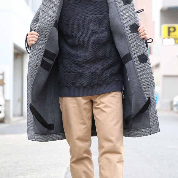 KAPTAIN SUNSHINE ダッフルコート グレンチェック 36 KAPTAIN SUNSHINE ダッフルコート グレンチェック 36（KAPTAIN