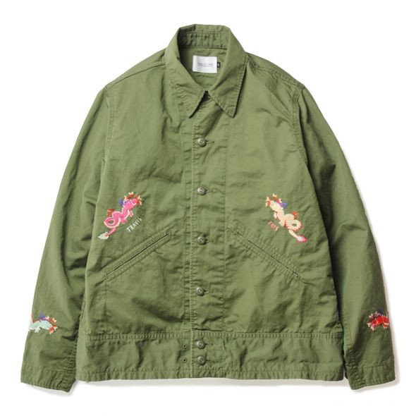 CAL O LINE “DTLA SOUVENIR JACKET”(OLIVE DRAB) : Local's only