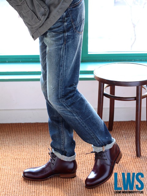 chausser コードバンチャッカーブーツ新色”バーガンディ”が入荷しま