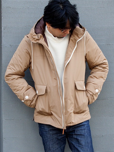Re made in tokyo japan シンダウンモッズコートで
