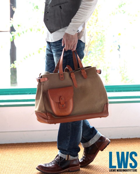 MUKAVA キャンバスxレザー トートバッグ入荷！！ : LOEWSな日々