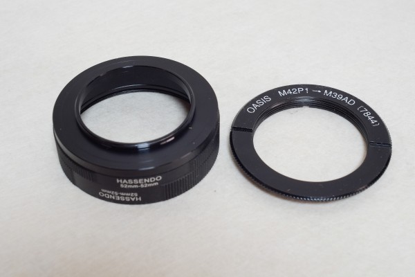 FUJINON EX 50mmF2.8」 の無限遠が出るようにBORG部品を改造しました