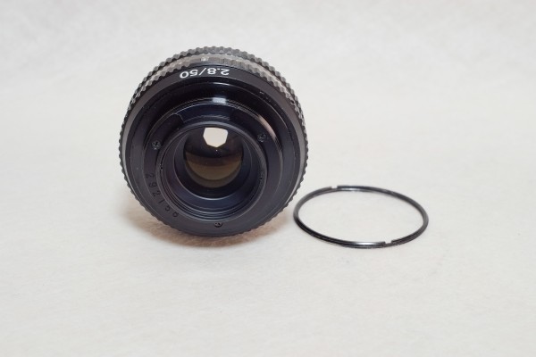 FUJINON EX 50mmF2.8」 の無限遠が出るようにBORG部品を改造しました