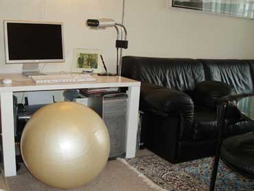 バランスボールを椅子に その後 Lohasコンシェルジェのブログ