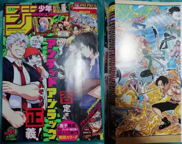 少年ジャンプ41号 ワンピース つながるポスター ついに完成 画像あり アニメ ゲーム 最速情報 ドンドン