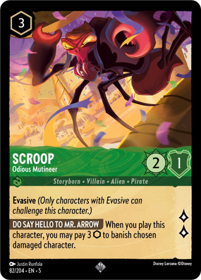 ロルカナ　野獣　自引品 フォイル】ディズニー ロルカナTCG 103/204・JA・4 手負いの獣