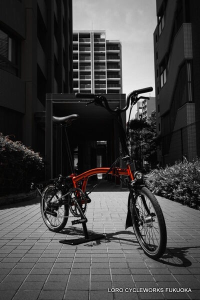 BROMPTON ハブダイナモ化カスタム : LORO CYCLEWORKS 福岡 スタッフBlog