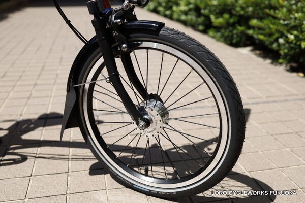 BROMPTON ハブダイナモ化カスタム : LORO CYCLEWORKS 福岡 スタッフBlog