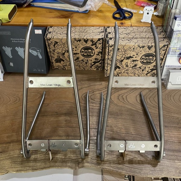 BROMPTON P/T Line用チタンリアキャリア : LORO CYCLEWORKS 福岡