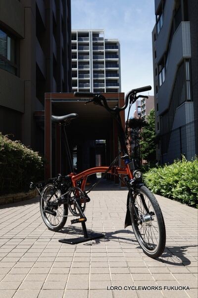 BROMPTON ハブダイナモ化カスタム : LORO CYCLEWORKS 福岡 スタッフBlog