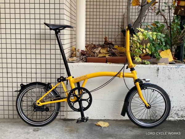 バンブルビーイエローのブロンプトンをストリートにカスタムさせて頂き
