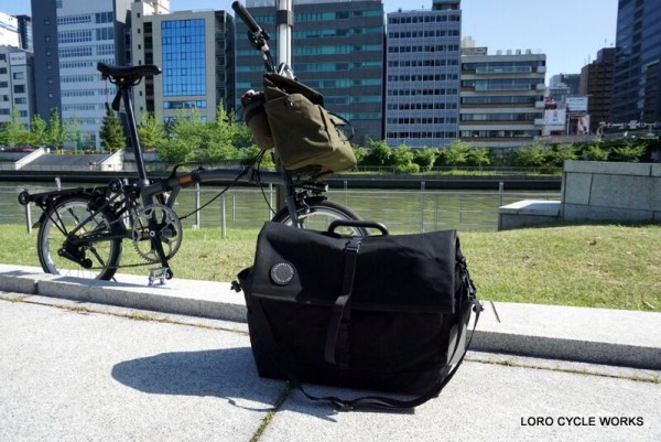 fairweather ブロンプトン専用バッグ FAIRWEATHER ブロンプトンバッグ（大きいほう）にコーデュラ
