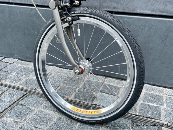 ブロンプトン S2L フィルウッドハブ ホイール PHILWOOD* narrow flange