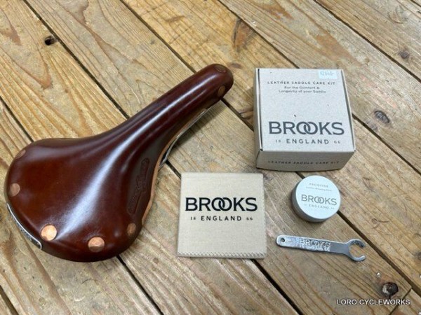 TOKYOBIKEBrooks製レザーサドル付き ミントグリーン （ブルックス 