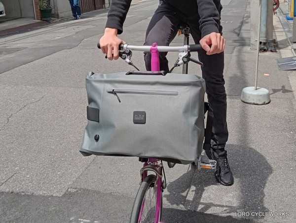 BROMPTON フロントバッグ　防水仕様 BROMPTON フロントバッグ 防水仕様 防水仕様の頼れるブロンプトン