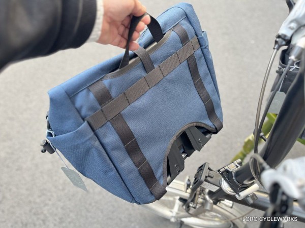 フェアウェザー ロールトップバッグ ブロンプトン　ミニサイズ　ショルダー付属 FAIRWEATHERの新作登場！BROMPTON BAG MINIで快適で