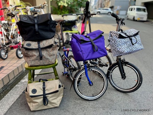 fairweatherブロンプトンバッグミニサイズ FAIRWEATHER* brompton bag mini (leopard) - BLUE LUG GLOBAL