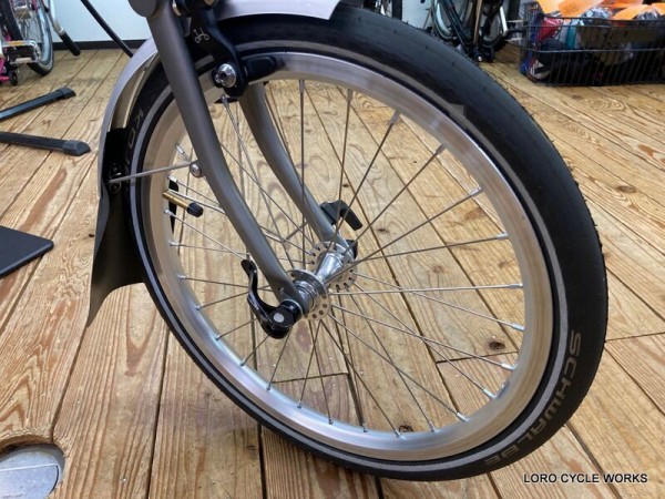 BROMPTON Super Light フロントホイールのご紹介！ : LORO CYCLE