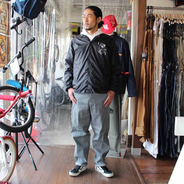 【美品】USA製 スタンレイ ヒッコリー ワークパンツ ストライプ　デニム USA製 Stan Ray ヒッコリー ストライプ ペインターパンツ w32