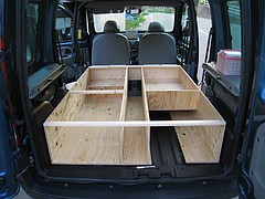 Kangoo車中泊キット ｉｑ乘り の日常