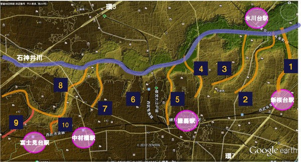 かわ　練馬区までの配達込み 暗渠ハンター 練馬の谷一気攻め③桜台支流の畑に消えるコンクリ蓋暗渠