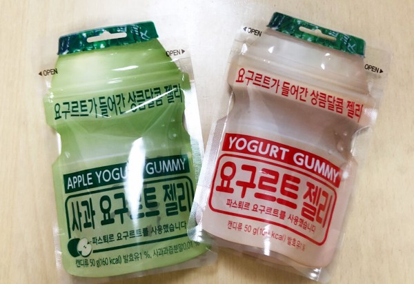 韓国菓子 ヨーグルトゼリー ヨーグルトグミ お土産にコスパ良し 見た目良し Love Korea