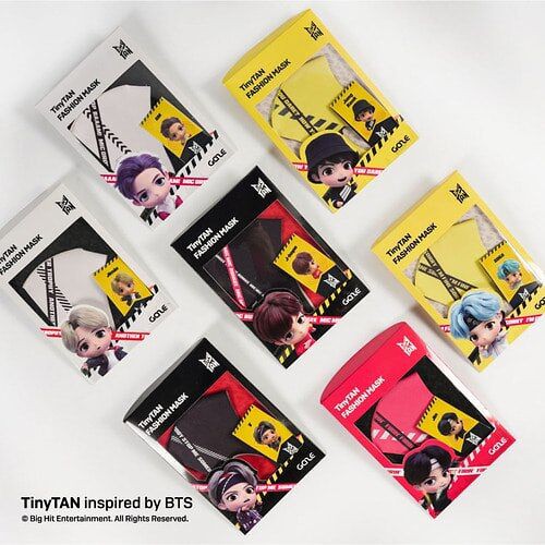 日本に登場 Bts Tinytan Fashion Mask 81種類 3サイズ Love Korea