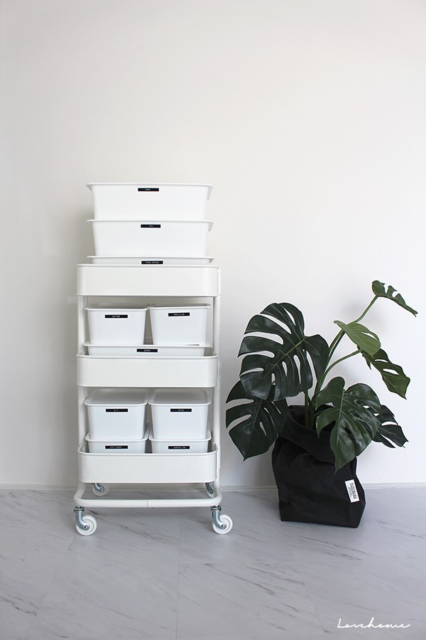 イケアのロースコグの活用アイデア 1 セリア キャンドゥ ダイソーの白い蓋付ボックスがシンデレラフィット Lovehome 収納 インテリア Powered By ライブドアブログ