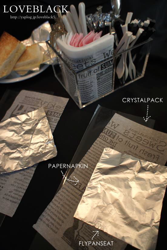 セリアの英字柄ペーパーナプキン活用法 Lovehome 収納 インテリア Powered By ライブドアブログ