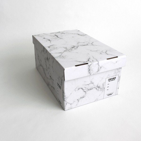 7◼️大理石柄収納ボックス(キャンドゥ×LOVEHOMEコラボ第5弾商品紹介