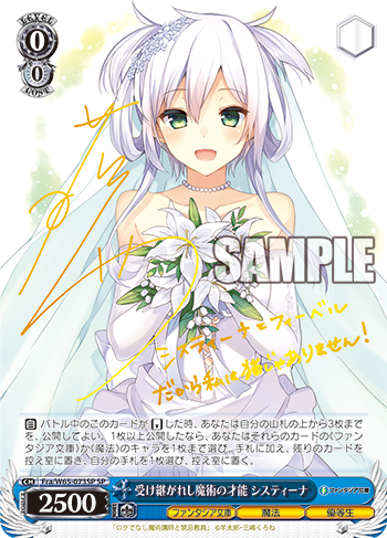 富士見ファンタジア文庫 今日のカード 受け継がれし魔術の才能