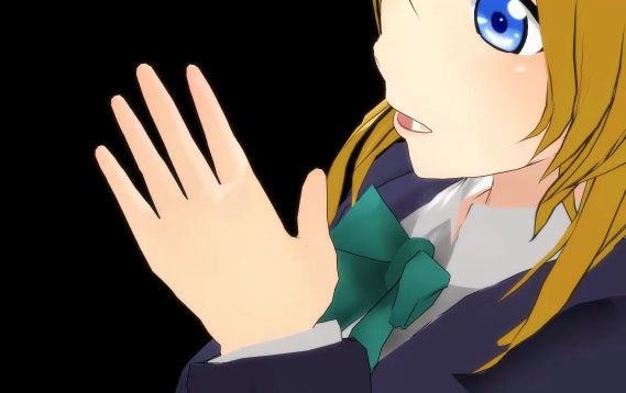 ラブライブ エリチカのmmdモデル作成中 ラブライブまとめ主義