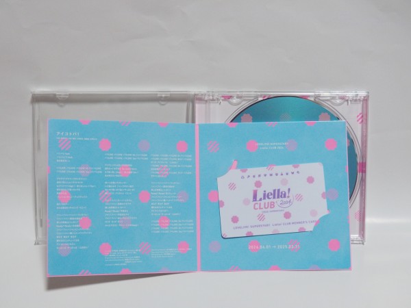 Liella!CLUB特典CD「アイコトバ！」が届きました。もう配信解禁
