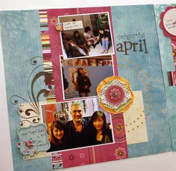 楽しいテンプレート使い方色々 スクラップブッキング エミーのラブメモ制作日記