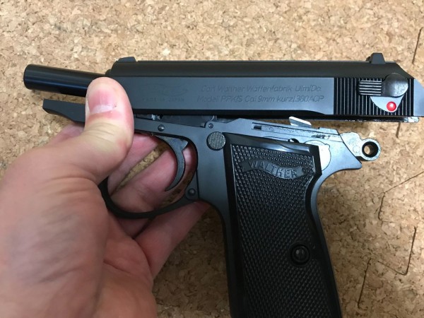 マルゼン PPK/S 古め　ちょいと難あり マルゼン ワルサーPPK/s ビンテージ エアガン レビュー